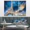Designart - Beautiful View of Paris Paris Eiffel Towerunder Fiery Sky - Cityscape Canvas Print